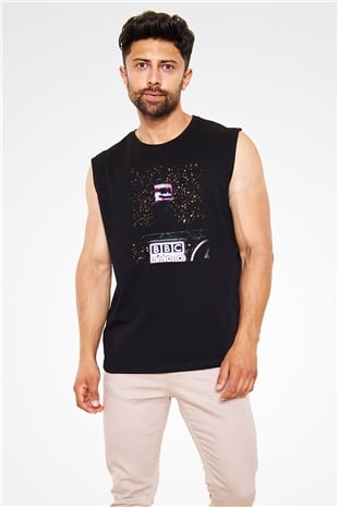 Marshmello Siyah Unisex Kolsuz Tişört