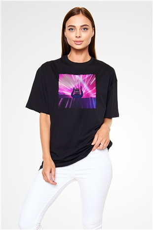 Marshmello Siyah Oversize Tişört Oversize T-shirt - TişörtFabrikası