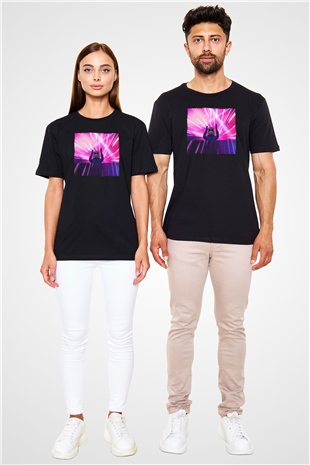 Marshmello Siyah Unisex Tişört T-Shirt - TişörtFabrikası