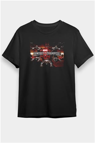 Marvel Contest of Champions Siyah Unisex Tişört T-Shirt