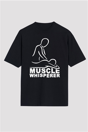 Masör Siyah Oversize Tişört Oversize T-shirt - TişörtFabrikası