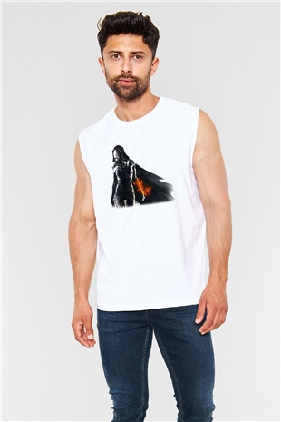 Mass Effect Beyaz Unisex Kolsuz Tişört
