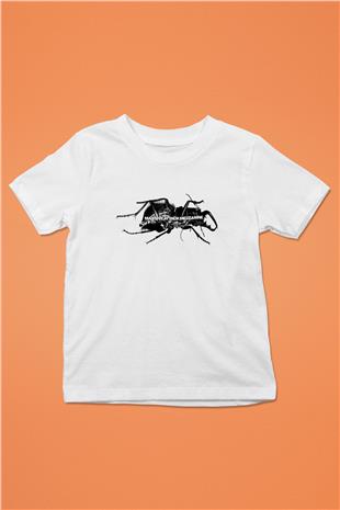 Massive Attack Baskılı Beyaz Unisex Beyaz Çocuk Tişört - Tshirt