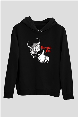 Massive Attack Baskılı Unisex Siyah Kapüşonlu Sweatshirt