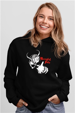 Massive Attack Baskılı Unisex Siyah Kapüşonlu Sweatshirt