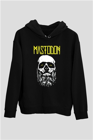 Mastodon Siyah Unisex Kapüşonlu Sweatshirt