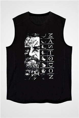 Mastodon Siyah Unisex Kolsuz Tişört