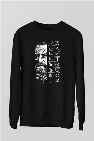 Mastodon Siyah Unisex Sweatshirt