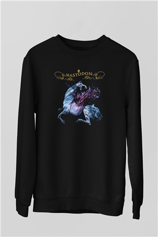 Mastodon Siyah Unisex Sweatshirt