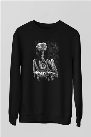 Mastodon Siyah Unisex Sweatshirt