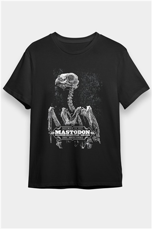 Mastodon Siyah Unisex Tişört T-Shirt - TişörtFabrikası
