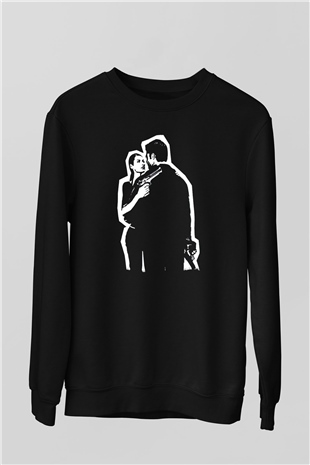 Max Payne Baskılı Unisex Siyah Sweatshirt