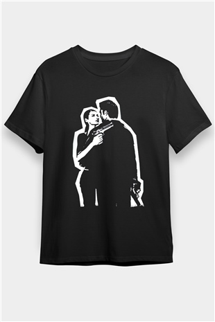 Max Payne Baskılı Unisex Siyah Tişört - Tshirt