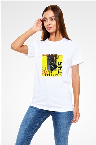 MC Hammer Baskılı Unisex Beyaz Tişört