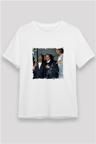 MC Hammer Baskılı Unisex Beyaz Tişört