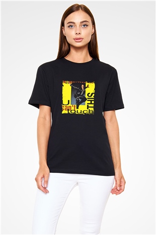 MC Hammer Baskılı Unisex Siyah Tişört