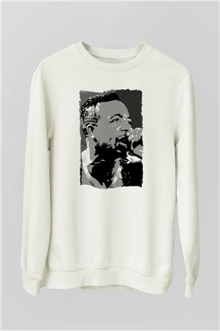 MC Hammer Beyaz Unisex Sweatshirt