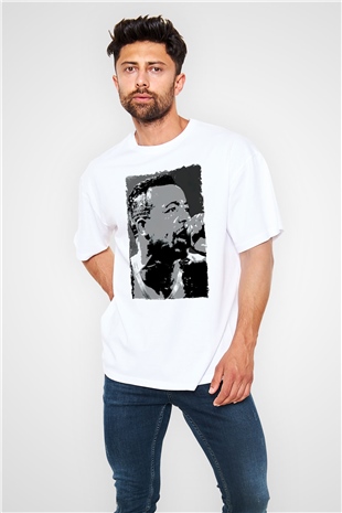 MC Hammer Beyaz Oversize Tişört Oversize T-shirt - TişörtFabrikası