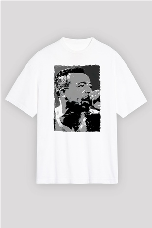 MC Hammer Beyaz Oversize Tişört Oversize T-shirt - TişörtFabrikası