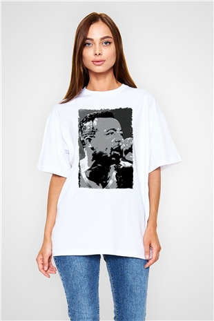 MC Hammer Beyaz Oversize Tişört Oversize T-shirt - TişörtFabrikası