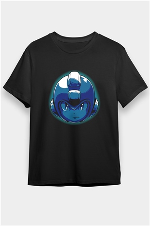 Mega Man Siyah Unisex Tişört