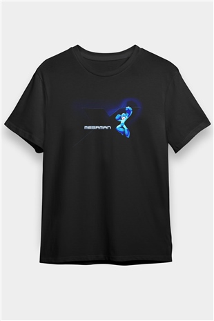 Mega Man Siyah Unisex Tişört T-Shirt