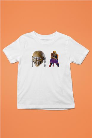 Megadeth Baskılı Beyaz Unisex Beyaz Çocuk Tişört - Tshirt