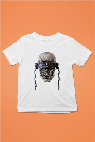 Megadeth Baskılı Beyaz Unisex Beyaz Çocuk Tişört - Tshirt