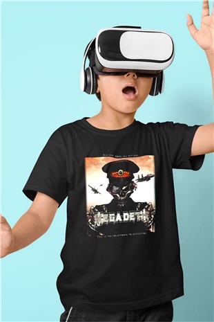 Megadeth Baskılı Siyah Unisex Çocuk Tişört