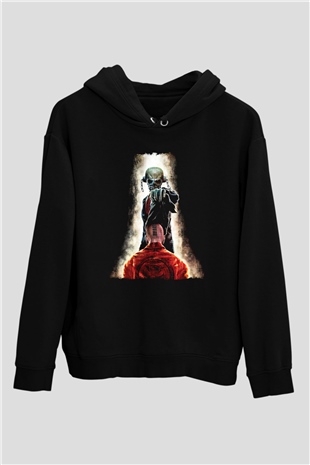 Megadeth Baskılı Unisex Siyah Kapüşonlu Sweatshirt