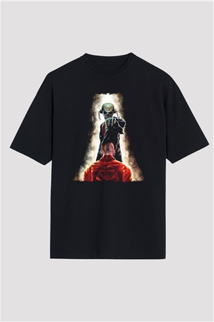 Megadeth Baskılı Unisex Siyah Oversize Tişört - Tshirt