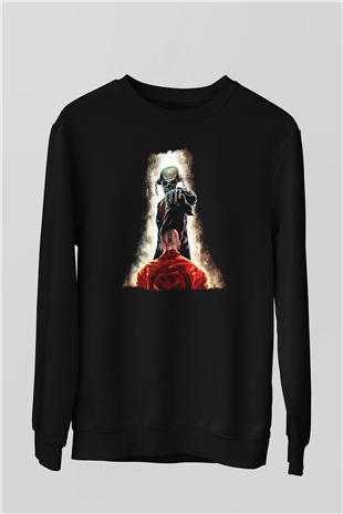 Megadeth Baskılı Unisex Siyah Sweatshirt