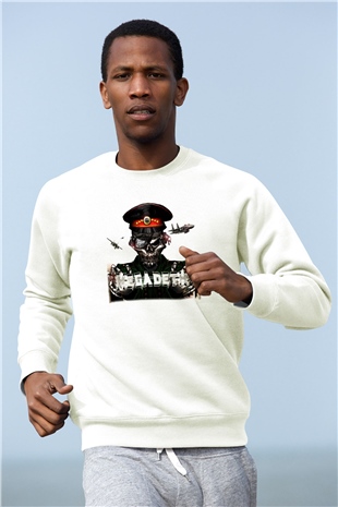 Megadeth Beyaz Unisex Sweatshirt