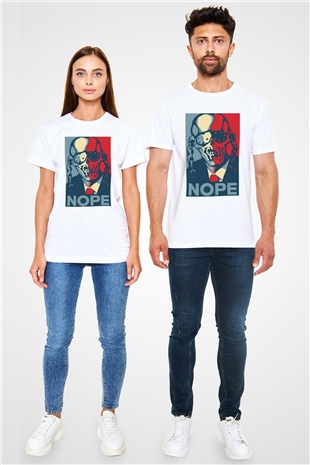 Megadeth Nope Beyaz Unisex Tişört T-Shirt - TişörtFabrikası