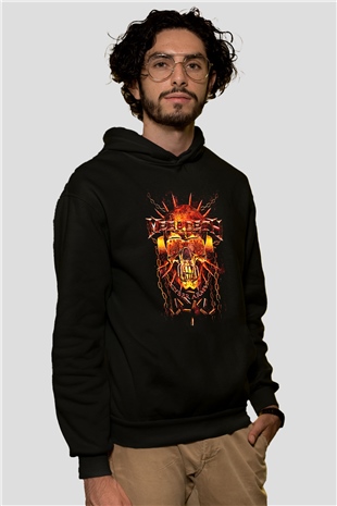 Megadeth Siyah Unisex Hoodie
