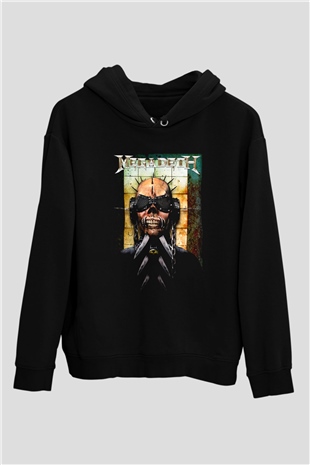 Megadeth Siyah Unisex Hoodie