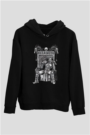 Megadeth Siyah Unisex Hoodie