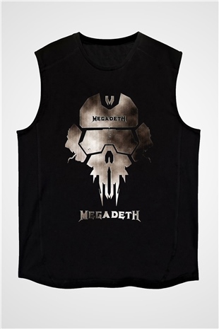 Megadeth Siyah Unisex Kolsuz Tişört