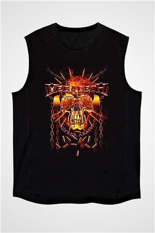 Megadeth Siyah Unisex Kolsuz Tişört