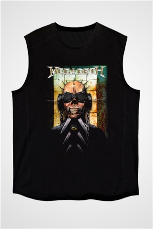 Megadeth Siyah Unisex Kolsuz Tişört