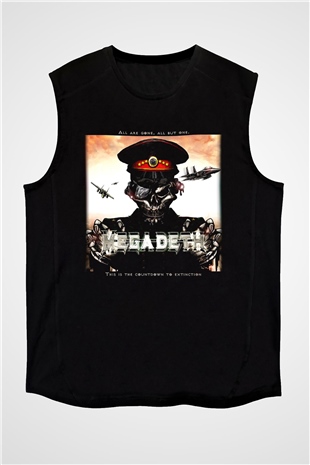 Megadeth Siyah Unisex Kolsuz Tişört