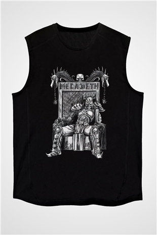 Megadeth Siyah Unisex Kolsuz Tişört