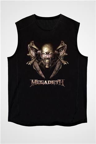 Megadeth Siyah Unisex Kolsuz Tişört