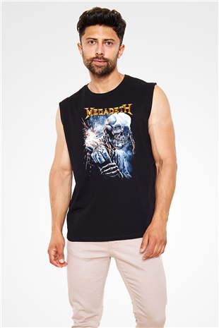 Megadeth Siyah Unisex Kolsuz Tişört