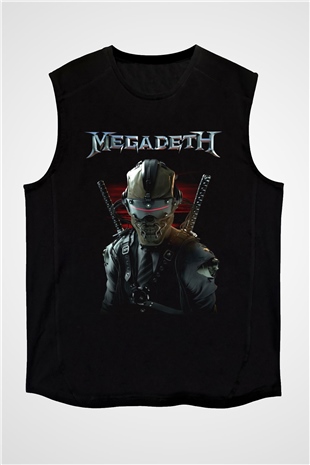 Megadeth Siyah Unisex Kolsuz Tişört