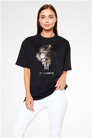 Megadeth Siyah Unisex Oversize Tişört T-Shirt