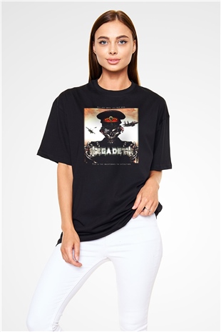 Megadeth Siyah Unisex Oversize Tişört T-Shirt