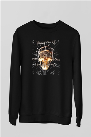 Megadeth Siyah Unisex Sweatshirt