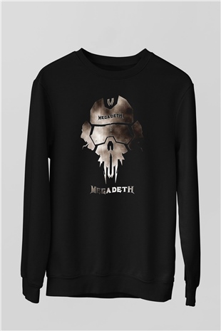 Megadeth Siyah Unisex Sweatshirt