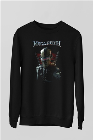 Megadeth Siyah Unisex Sweatshirt